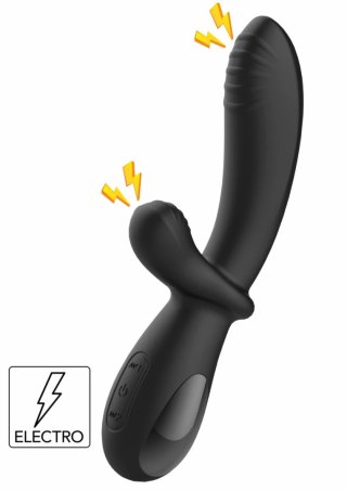 She.E.O eStim G-Spot Vibrator dwusilnikowy silikon przewodzący fioletowy