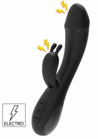 She.E.O eStim Rabbit Vibrator silikonowy, 5 trybow E-Stim, 10 wibracji
