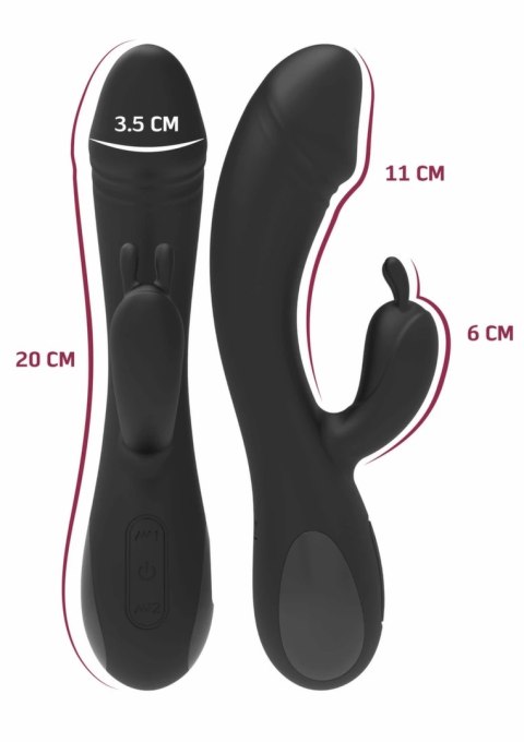 She.E.O eStim Rabbit Vibrator silikonowy, 5 trybow E-Stim, 10 wibracji