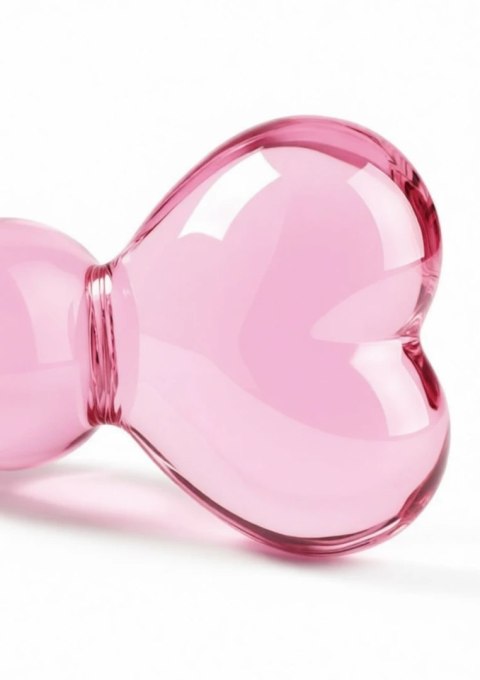 TOYJOY Crystal Heart Anal Dong szklany model z uchwytem serce 8713221845351