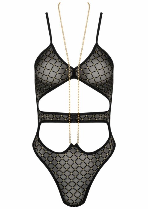 Body BD101 ekskluzywne złote hafty tulle regulowane paski