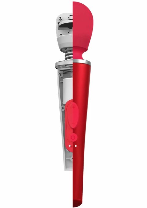 CARESSE Compact Wand Massager 25 cm silikonowy IPX7 5 trybow