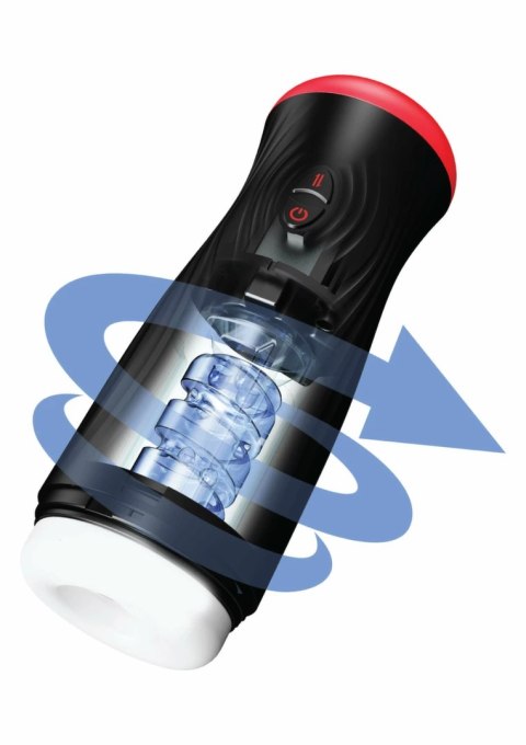 HIDDEN DESIRE Vortex Thrust - maszyna intymna z rotacją i ruchem gora-doł