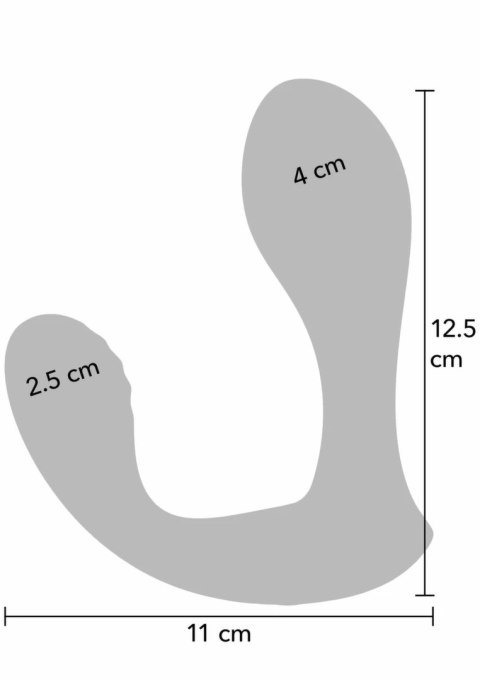 Hidden Desire Bullseye Prostate Plug wibrujący anatomiczny masażer z pilotem USB-C