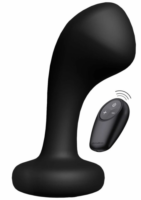 Hidden Desire Bullshead Power Anal Plug model z pilotem, 10 trybow, USB-C, czarny