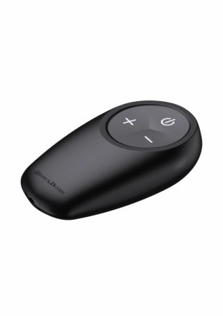 Hidden Desire Bullshead Power Anal Plug model z pilotem, 10 trybow, USB-C, czarny