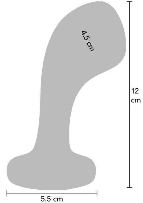 Hidden Desire Bullshead Power Anal Plug model z pilotem, 10 trybow, USB-C, czarny