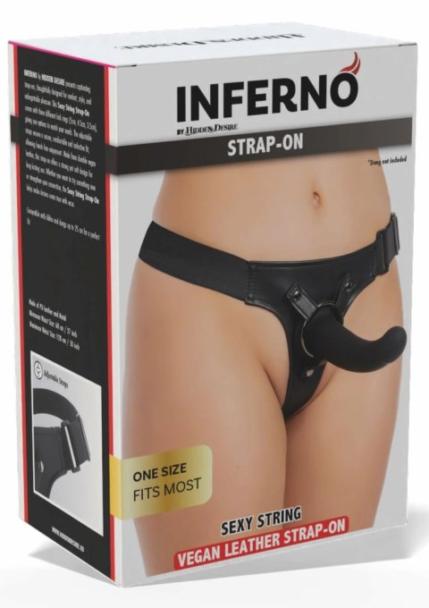 INFERNO by HIDDEN DESIRE Sexy String Strap-On regulowany PU skora