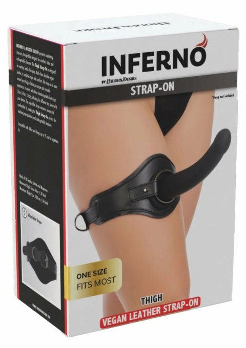 INFERNO by HIDDEN DESIRE Thigh Strap-On - pas udowy z wymiennymi pierścieniami
