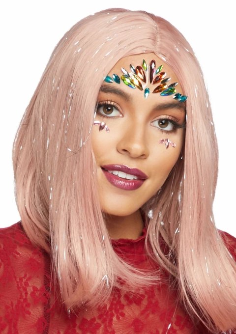 Leg Avenue Avri Adhesive Face Jewels Sticker - Kryształowe Naklejki na Twarz
