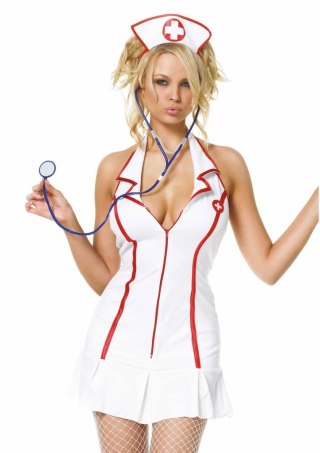 Leg Avenue Head Nurse Dress komplet 3-częściowy z akcesoriami S/M