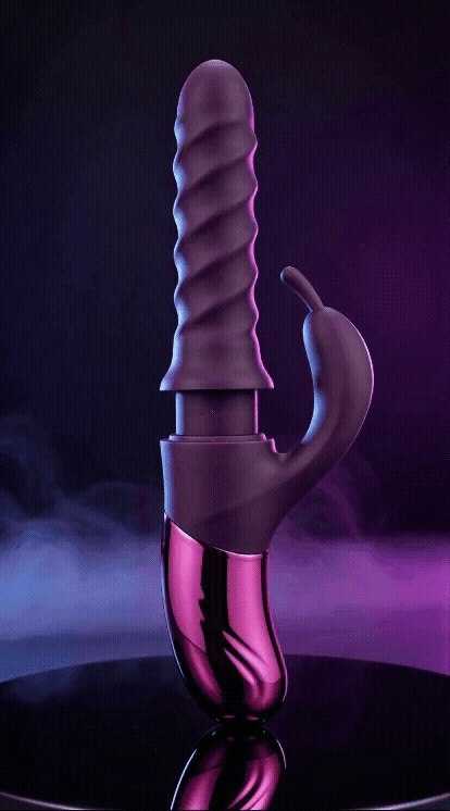She.E.O Swirl Rabbit - wibrujący model z funkcją ruchu obrotowego i pulsacji