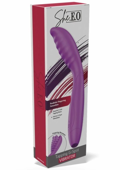 She.E.O Tapping G-Spot Vibrator silikonowy 10 trybow ładowalny
