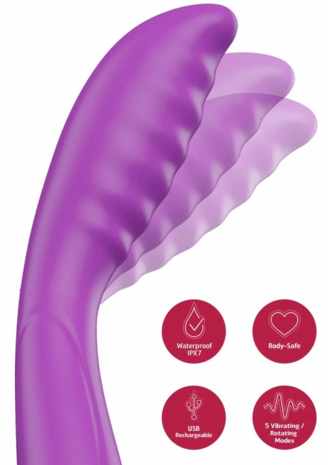 She.E.O Tapping G-Spot Vibrator silikonowy 10 trybow ładowalny