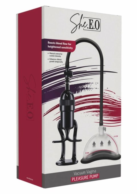 She.E.O Vacuum Vagina Pleasure Pump - precyzyjna pompa prożniowa dla kobiet