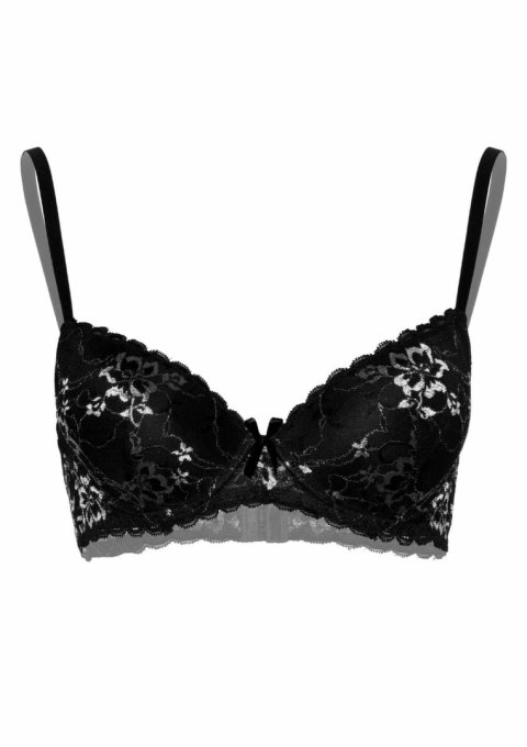 Demi Bra z Kwiatową Koronką - komfort i elegancja na co dzień