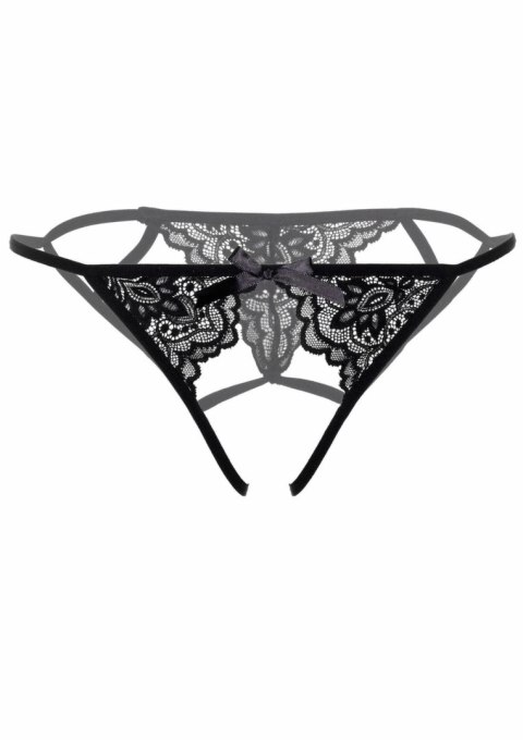 Inez Strappy Bikini z Koronką i Odsłoniętym Krokiem S/M L/XL