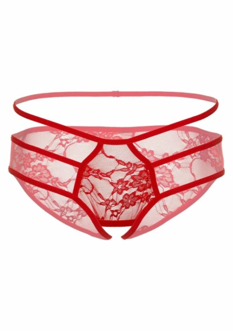 Jade koronkowe figi bikini z ozdobnymi paskami, bezszwowe, S/M & L/XL