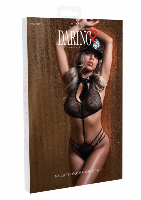Naughty Police Roleplay Set komplet przebierany z czapką i trikini