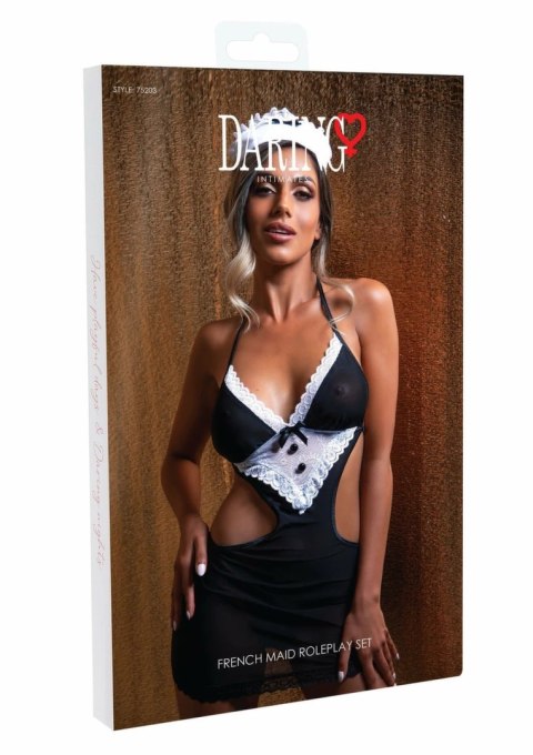 Svenjoyment French Maid Roleplay Set komplet przebierany z koronką