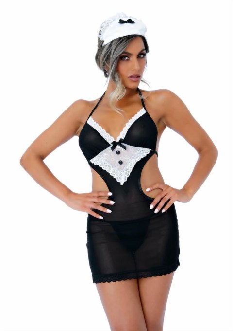 Svenjoyment French Maid Roleplay Set komplet przebierany z koronką