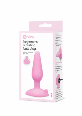 B-Vibe Beginners Plug wibracyjny, 4 prędkości, 6 trybow, czarny
