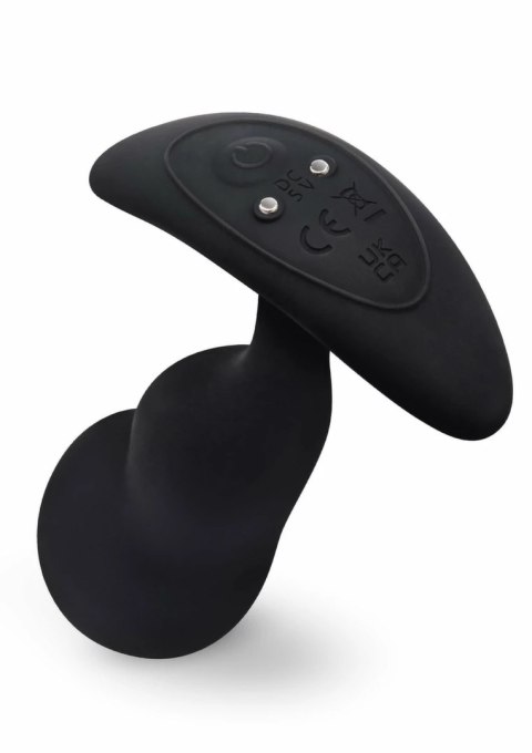 B-Vibe P-Spot SnugPlug Medium silikonowy z pilotem i wibracjami