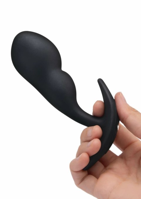 B-Vibe P-Spot SnugPlug Medium silikonowy z pilotem i wibracjami