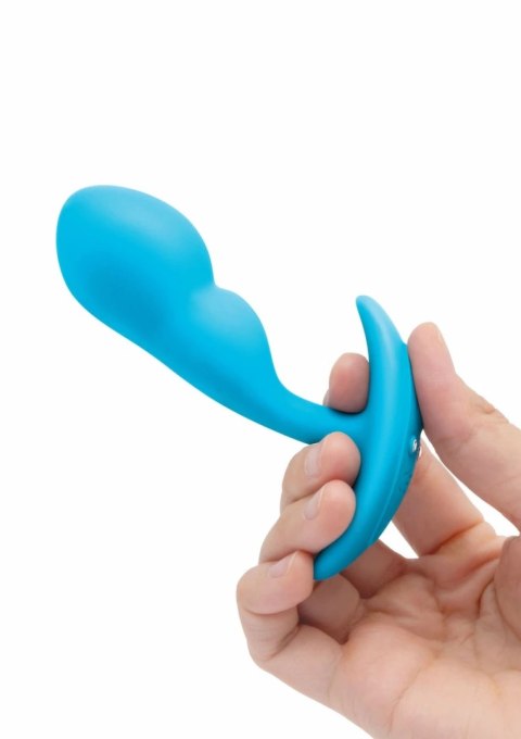 B-Vibe P-Spot SnugPlug Small silikonowy z pilotem, wibrujący, czarny