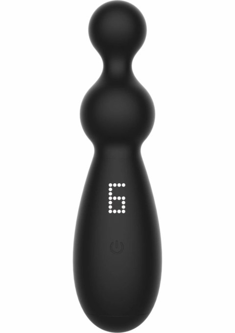Hidden Desire Extreme Twin Thrill Anal Vibrator silikonowy, wielofunkcyjny, czarny