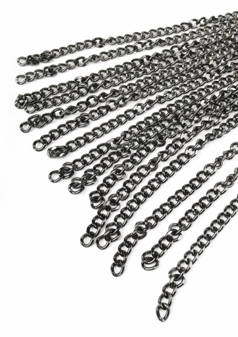 Hidden Desire Genuine Leather Chain Whip - skorzany bat z metalowymi ogniwami