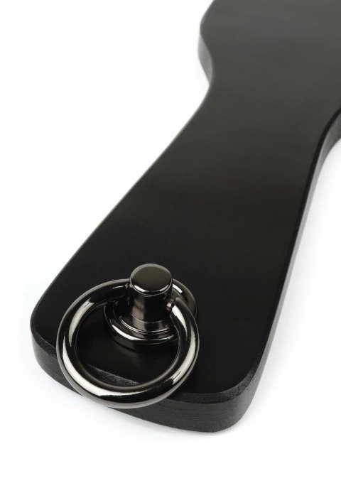 Hidden Desire Genuine Leather Spank Paddle - skorzana płetwa do masażu, czarna