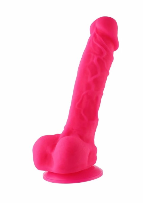 Hismith KlicLok Dildo 21 cm silikonowy, rożowy, z przyssawką