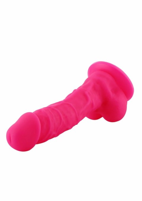 Hismith KlicLok Dildo 21 cm silikonowy, rożowy, z przyssawką