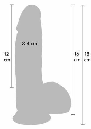 INFERNO by HIDDEN DESIRE Liquid Silicone 16 cm - model anatomiczny dwuwarstwowy