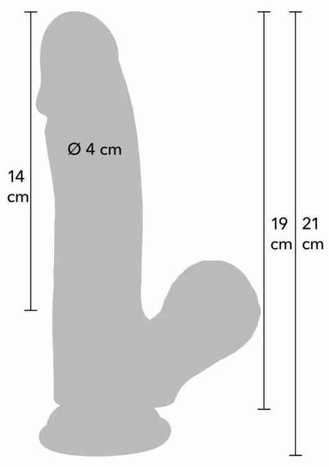 INFERNO by HIDDEN DESIRE Liquid Silicone 19 cm - model anatomiczny, podwojna gęstość