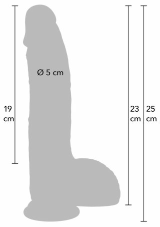 INFERNO by HIDDEN DESIRE Liquid Silicone 23 cm - model anatomiczny dwuwarstwowy