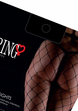 Leg Avenue Over Sized Net Tights czarne siateczkowe rajstopy XL