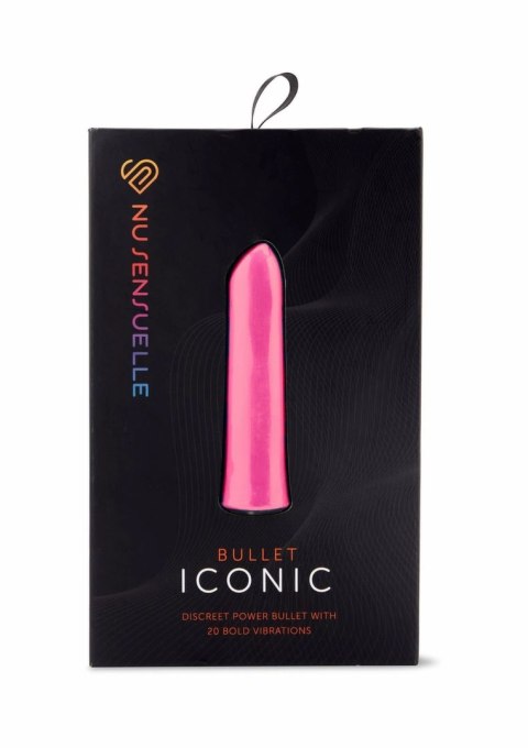 Nu Sensuelle Iconic Bullet - kompaktowy model z 20 trybami pracy, czarny