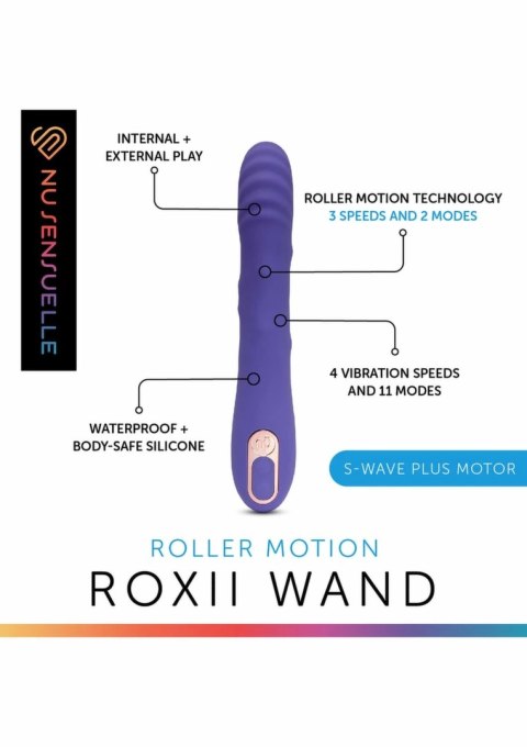Roxii Roller Motion Wand masażer z ruchomymi kulkami i elastyczną głowicą