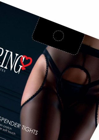 Satin Touch Suspender Tights 20 den - pończochy z efektem połysku