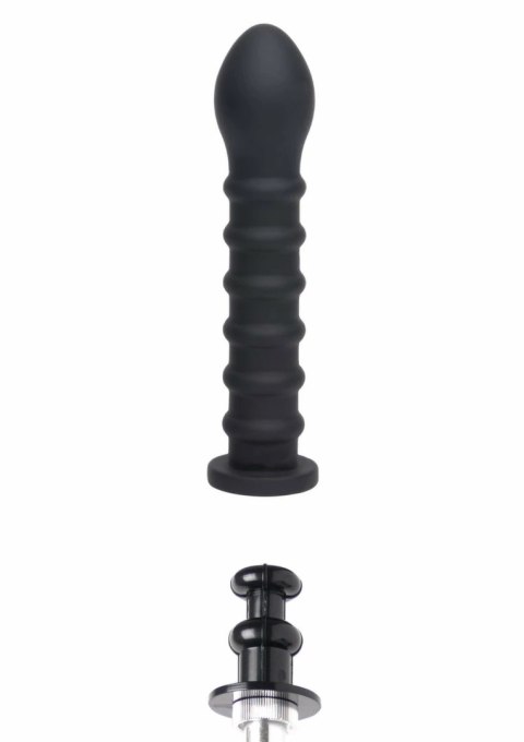 Hidden Desire Bangers Ribbed Dong Easy-Lock 19 cm silikonowy, kompatybilny system mocowania