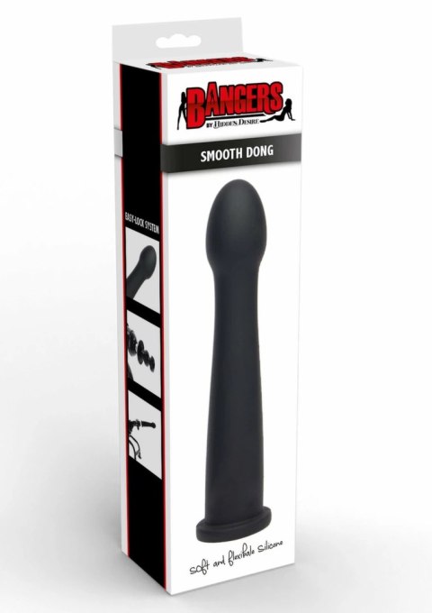 Hidden Desire Bangers Smooth Dong Easy-Lock 19 cm silikonowy, kompatybilny system