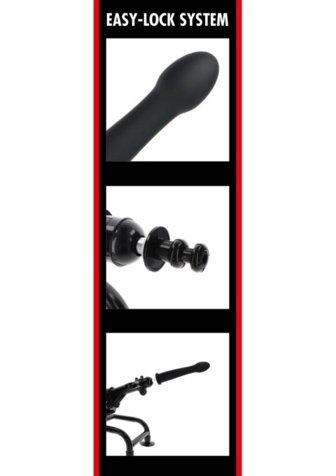 Hidden Desire Bangers Smooth Dong Easy-Lock 19 cm silikonowy, kompatybilny system