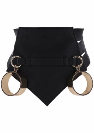 TABOOM Dona Bondage Couture Belt pasek z eko skory czarny L