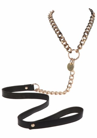 TABOOM Dona Statement Leash smycz do obroży, czarna, wytrzymała
