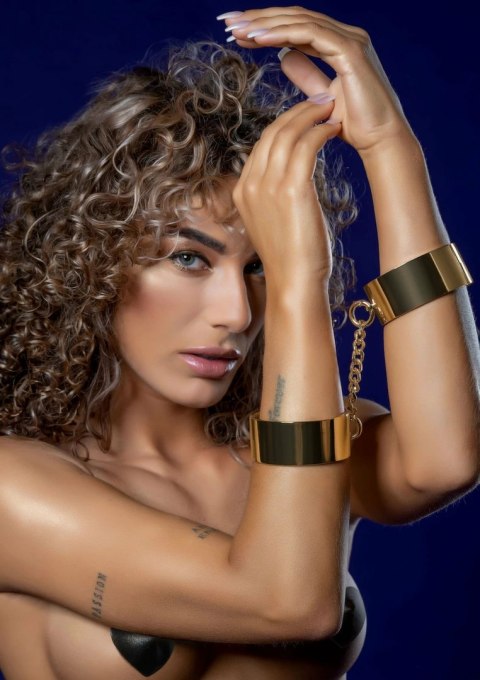 TABOOM Dona Wrist Cuffs luksusowe kajdanki na nadgarstki rose gold