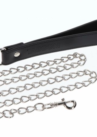 TABOOM Elegant Collar and Chain Leash - welurowa obroża z łańcuchem