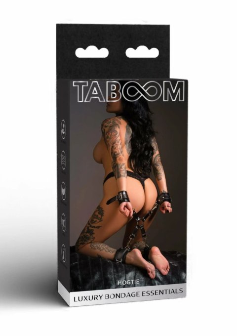 TABOOM Hogtie - system wiązań do krępowania rąk i nog, czarny