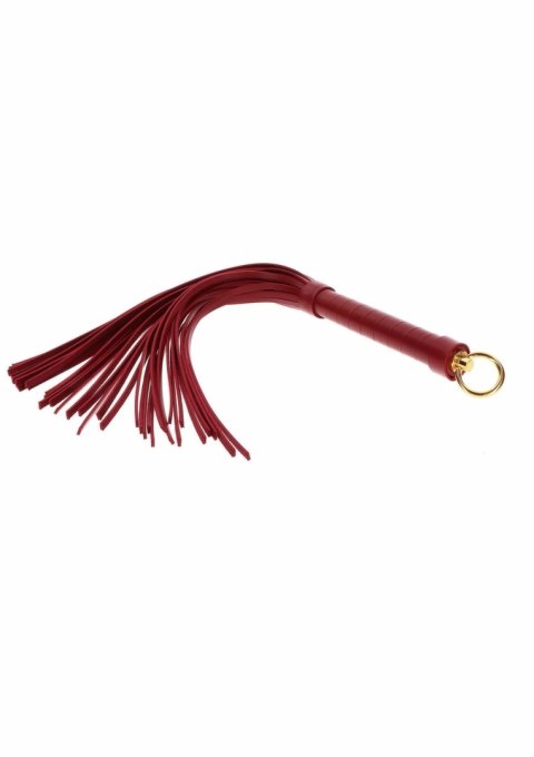 TABOOM Large Whip luksusowy długi bat do akcesoriow bondage czarny